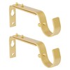 Adjustable Curtain Rod Brackets, 2 Pcs Premium Rod Brackets for