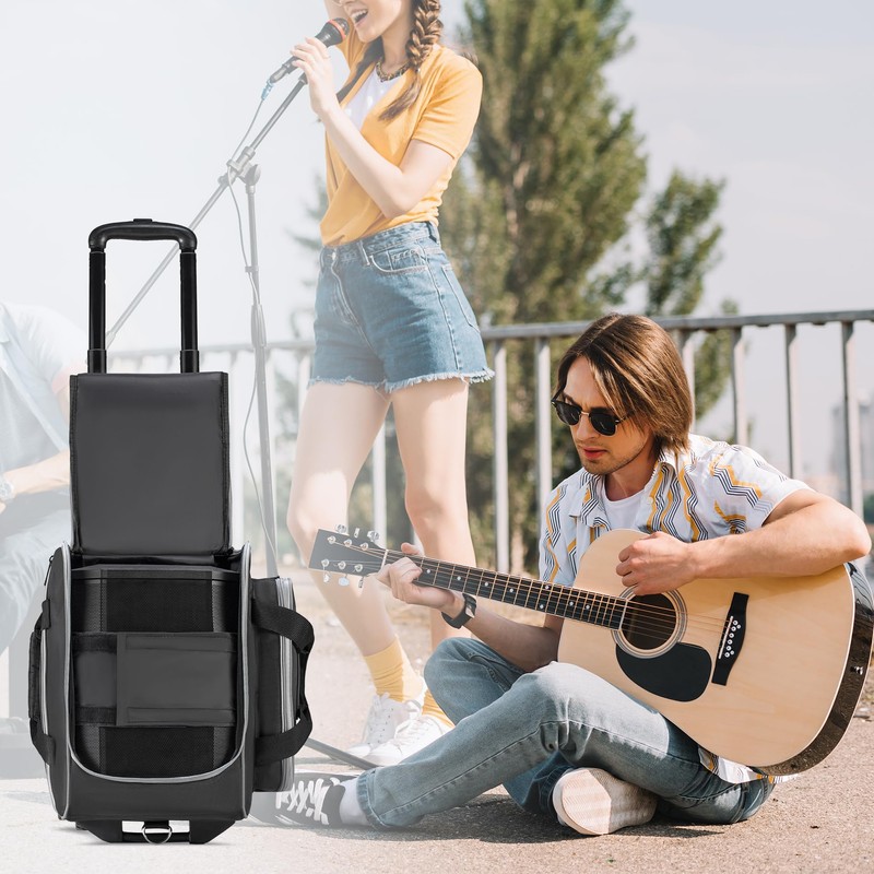 Undomip Speaker Bag with Wheels Compatible with Bose S1 Pro