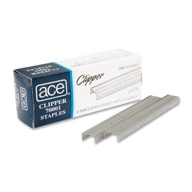 Ace Office Products 70001 Staple Undulated For 07020 Clipper Plier - 5 BOXES