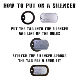 ACU Military Dog Tag Silencers (2 Pack)