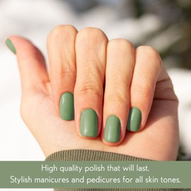 Color Club It's About Thyme Nail Gel Earthy Green Color Polish, .5 fl oz (15 mL)