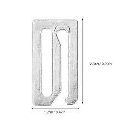 Veemoon Metal Barber Cape Buckle Clips 10Pcs Hairdressing Cape Fasteners for Salon and Home Use Durable Adjustable Hair Cutting Apron Accessories