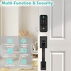 CINOP WiFi Front Door Lock with Handle Set, App Control,