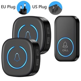 Wireless Doorbell Welcome Doorbell 300M/984 FT Remote 60 Song Melodies Home Smart Doorbell EU Plug Option / 무선 초인종 환영 도어 벨 300M/984 FT 원격 60 노래 멜로디 홈 스마트 초인종 EU 플러그 옵션