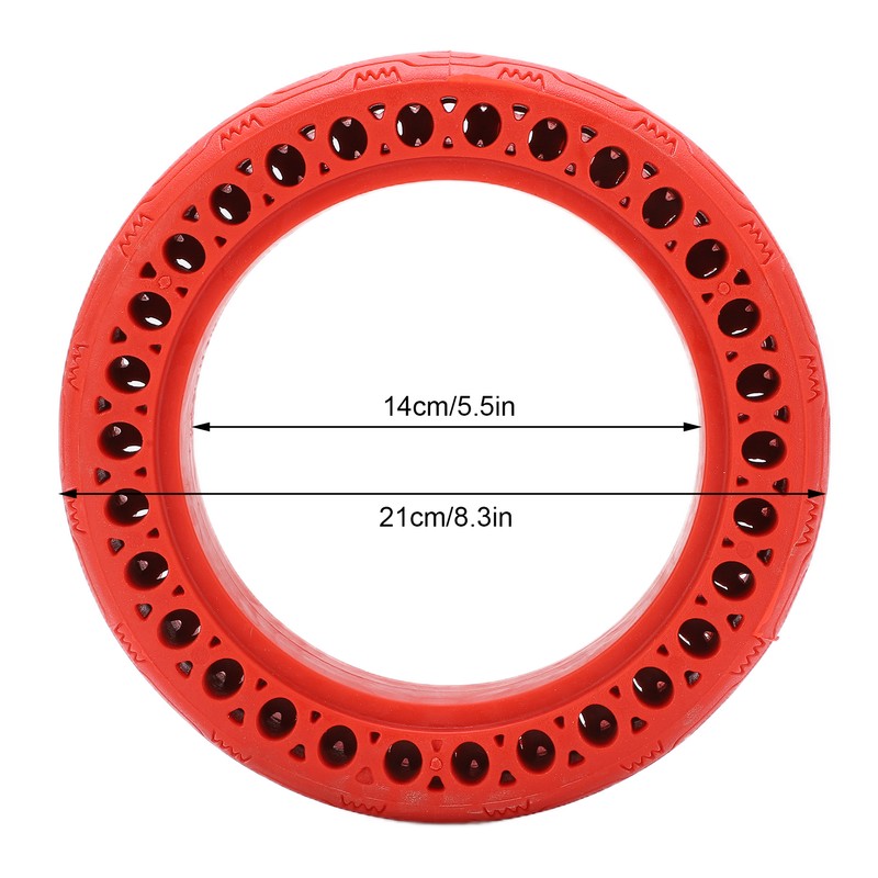 8.5x2.0 Electric Scooter Hollow Solid Tires Anti Puncture Non Slip