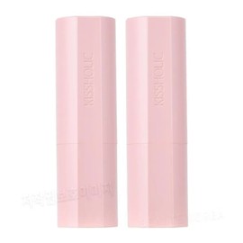 The Saem Kissholic Lipstick Matte BE01 Stay Nude (2 pcs) / 더샘 키스홀릭 립스틱 매트 BE01 스테이 누드 2개