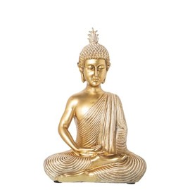 Alexandra House Living Decorative Figurine Gold Acrylic Plastic Melamine Buddha
