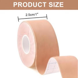 2 Pcs Face Lift Tape for Wrinkles - Skin-Coloured Kinesiology Tape for Face & Neck Lift - 2.5cm x 5m Face Lifting Tape for Tightening Saggy Skin & Neck