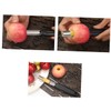 Ciieeo 6pcs Stainless Steel Fruit Corer with Plastic Handle Kernel