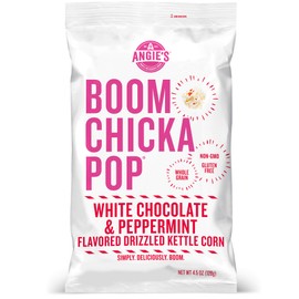 Angie's BOOMCHICKAPOP White Chocolate & Peppermint Flavored Kettle Corn, 4.5 oz.