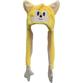 TCB Creations Sonics Tails Character Face Laplander Beanie Hat