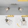 WILON Industrial Track Lighting Kit, 2 Light Modern Track Lighting