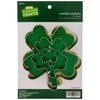 Metal St. Patrick's Day Four Leaf Clover Shamrock Shaped Cookie