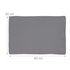 Relaxdays Microfibre Cloths Set of 6, 40 x 60 cm,