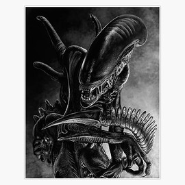 Magnet Xenomorph Magnetic Vinyl Sticker Decal Magnet 5"