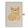 Mr. & Mrs. Panda Corgie Notebook DIN A4 Cotton Transparent