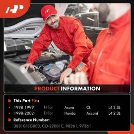 A-Premium A/C Compressor with Clutch Compatible with Acura CL 2.3L 1998-1999, Honda Accord 2.3L 1998-2002