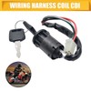 KACEPAR Electrical Wiring Harness, Coil Harness Ignition System for 50cc
