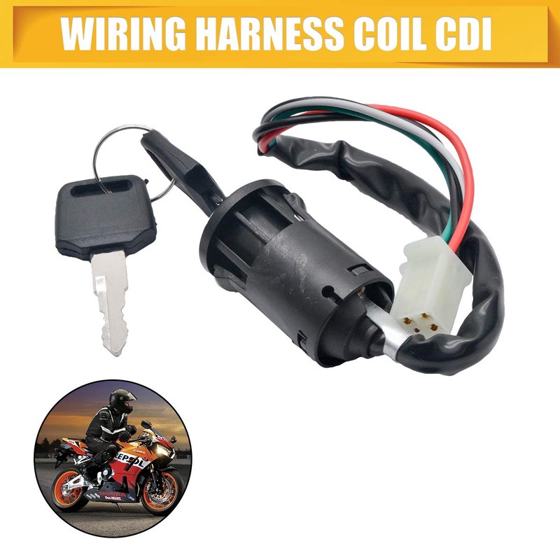 KACEPAR Electrical Wiring Harness, Coil Harness Ignition System for 50cc