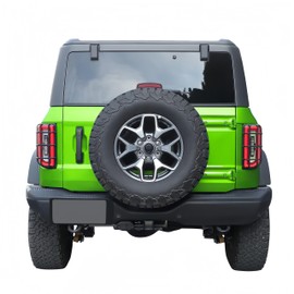 POETRYXIAO Tail Light Cover Guard for 2021-2023 Ford Bronco(Not Fits Bronco Sport),Rear Light Lamps Guards for Bronco Accessories (Black)