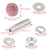 Lunsom License Plate Screws Kits, Bling Car Tag Plate Frames