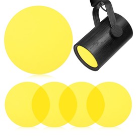 UKCOCO Light Color Film Sheets 5 Pcs Colored Transparency Sheets for Lamps Warm Light Correction Film Diffuser for Home Decor Pet Lighting Filter 3.93 X 3.93 X 0.03 in