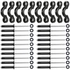 CLIO 10 Pcs Kayak Pad Eyes Kit with 20 Tri-Grip