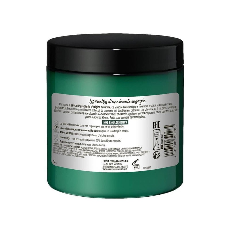 Collections Nature Coloured Mask with Organic Blackberry, Central