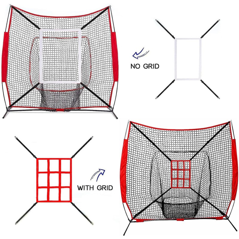 2Pcs Baseball Strike Zone Target Adjustable Baseball Softball Pitching Target