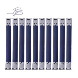 10Pcs Metal Internal Squeeze Locking Clasps Flex Closure Frame Hinges Spring Clip Purse Making Accessories for DIY Crafts(8cm)