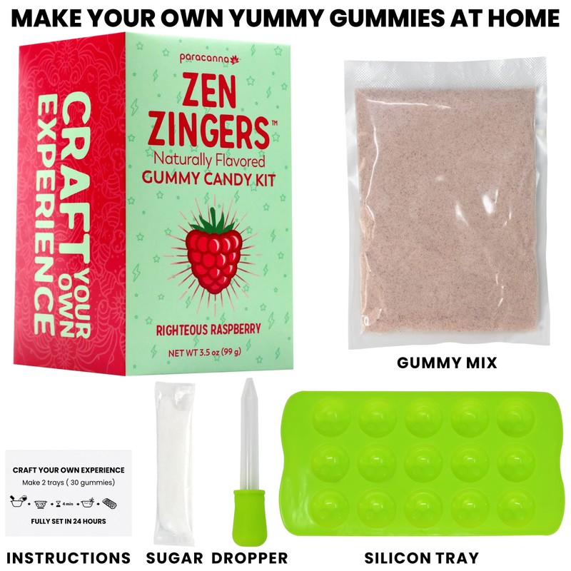 Paracanna Zen Zingers Gummy Making Kit - Gummy Candy DIY