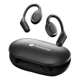 Audífonos Motorola E20 Bluetooth Inalámbrico Auriculares Inalámbricos De Conducción Ósea Negro open Ear Deportivos Clip Para Oídos Headset