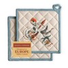 Maison d' Hermine Pot Holder 100% Cotton Heat Resistant Set