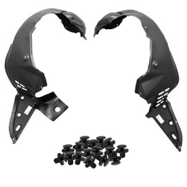 Parts N Go 2007-2013 Altima Fender Liner Set with Clips Front Driver & Passenger Side Left Right NI1250135 NI1251135 63841ZX00A 63840JA000