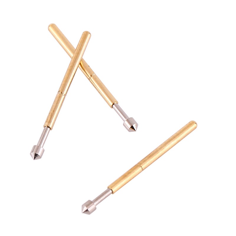 100 Pieces P75-E2 Cone Head Dia 1.02mm Spring Test Probe