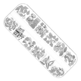 Healvian DIY Nail Art Charms Rhinestones Nails Gems Glass Decorations of Charms