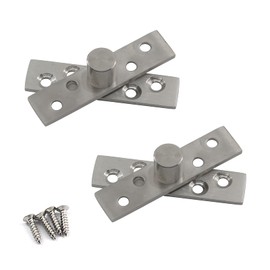 2 x Stainless Steel Door Hinge 75mm