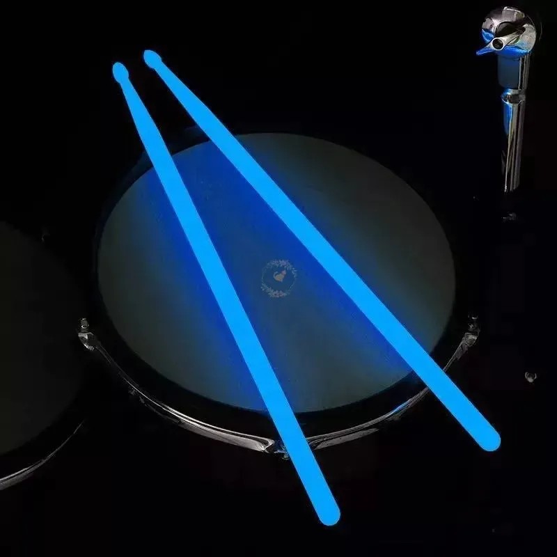 2 Pares Baquetas 5a Accesorios Para Bateria Tambor Luminosas Mixto