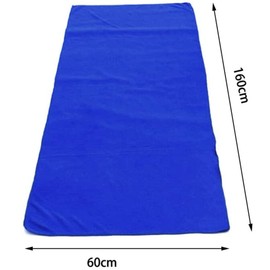 Microfiber Towels for Cars Lint Free Car Microfiber Towel Super Soft and Absorbent Towels 1 Pack Blue 24x63inch (60x160cm)