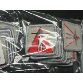 Canada Scouting Activity Patch Fitness Silver Border, Lot of 4