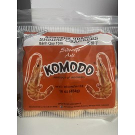 Komodo Shrimp Crakers (Small) Kerupuk Udang Indonesia 16oz - Banh Phong Tom