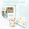 Craftask 12x12 Photo Album 3 Ring Binder, PU Leather Cover