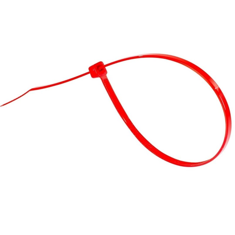 Gocableties Cable Ties 100pcs Red 150mm x 3.6mm with 40lb