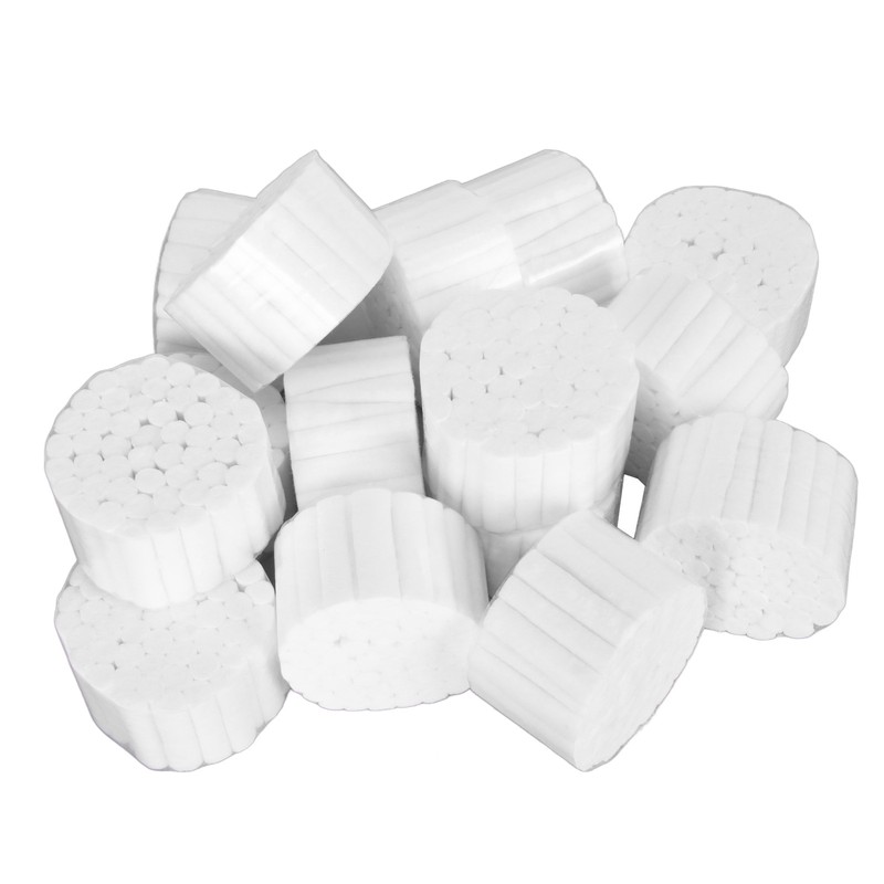 1000Pcs Dental Cotton Rolls Proper Size Highly Absorbent Shape Keep