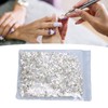 Crescent Moon Rhinestone Flatback Nail Art Jewelry Glittering Secure Fit