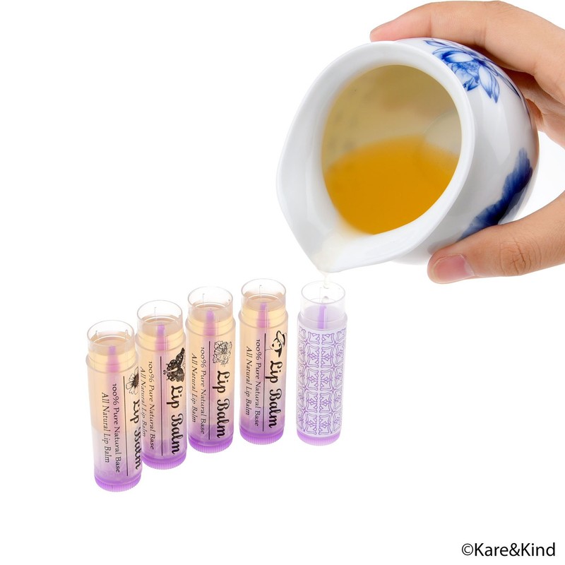 Kare & Kind Lip Balm Container Tubes - 50 Pack
