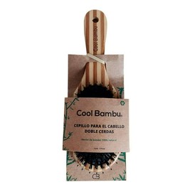 Cepillo para cabello Cool Bambu de pala doble cerdas