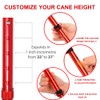 Elfzone Trekking Poles - Hiking Poles for Kids,Telescopic, Collapsible, Ultralight