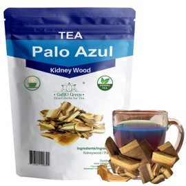 Palo azul, Kidney Wood (16.1oz/1 Pound), Blue Stick Herbal Tea Bark, palo azul tea, Resealable Bag (16.1 Ounce)
