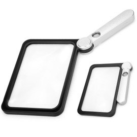 Linkstyle Screen Magnifier for Reading, 4X Handheld Full-Page Magnifying Glass for Low Vision Aids